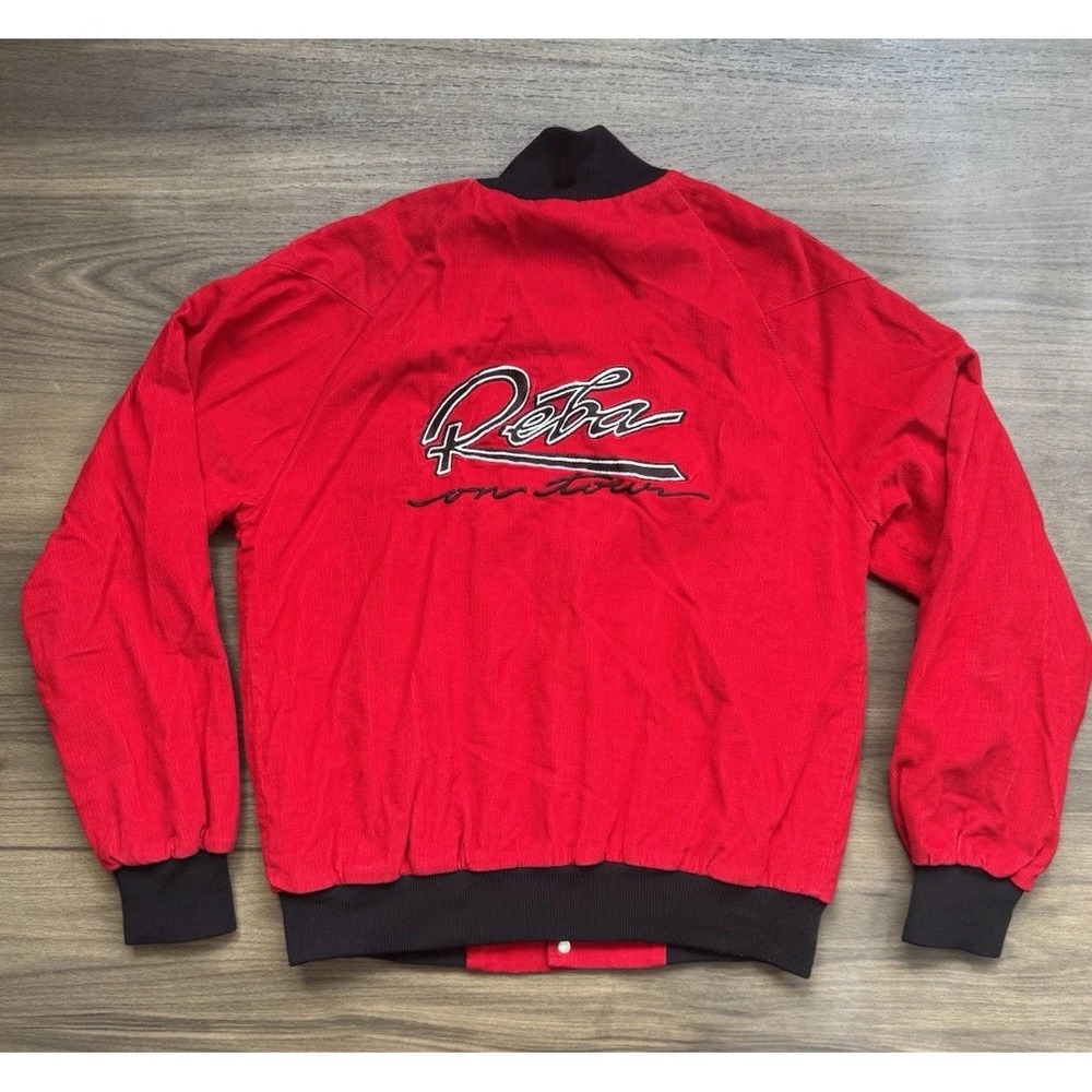 Vintage Reba On Tour Red Courdaroy Jacket‎ Size ???